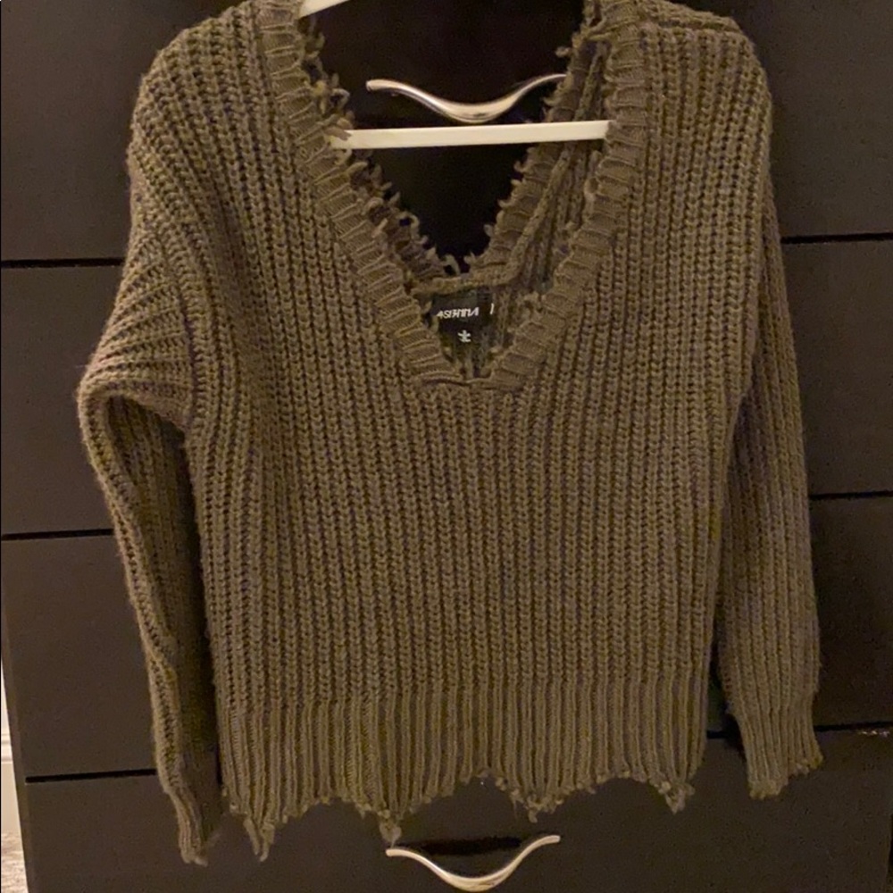 off the shoulder sweater